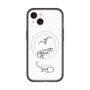 スリムプロテクションプレミアムケース with MagSafe［ Dinosaurs No.1 - White ］