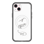 スリムプロテクションプレミアムケース with MagSafe［ Dinosaurs No.1 - White ］
