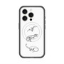 スリムプロテクションプレミアムケース with MagSafe［ Dinosaurs No.1 - White ］