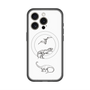 スリムプロテクションプレミアムケース with MagSafe［ Dinosaurs No.1 - White ］
