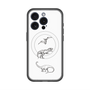 スリムプロテクションプレミアムケース with MagSafe［ Dinosaurs No.1 - White ］