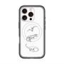 スリムプロテクションプレミアムケース with MagSafe［ Dinosaurs No.1 - White ］