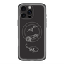 スリムプロテクションプレミアムケース with MagSafe［ Dinosaurs No.1 - Black ］
