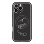 スリムプロテクションプレミアムケース with MagSafe［ Dinosaurs No.1 - Black ］