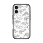 スリムプロテクションプレミアムケース with MagSafe［ Dinosaurs No.2 - White ］
