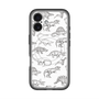 スリムプロテクションプレミアムケース with MagSafe［ Dinosaurs No.2 - White ］