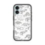 スリムプロテクションプレミアムケース with MagSafe［ Dinosaurs No.2 - White ］