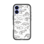 スリムプロテクションプレミアムケース with MagSafe［ Dinosaurs No.2 - White ］