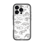 スリムプロテクションプレミアムケース with MagSafe［ Dinosaurs No.2 - White ］