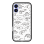 スリムプロテクションプレミアムケース with MagSafe［ Dinosaurs No.2 - White ］