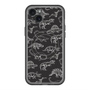 スリムプロテクションプレミアムケース with MagSafe［ Dinosaurs No.2 - Black ］