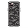 スリムプロテクションプレミアムケース with MagSafe［ Dinosaurs No.2 - Black ］