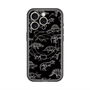 スリムプロテクションプレミアムケース with MagSafe［ Dinosaurs No.2 - Black ］