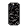 スリムプロテクションプレミアムケース with MagSafe［ Dinosaurs No.2 - Black ］