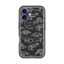 スリムプロテクションプレミアムケース with MagSafe［ Dinosaurs No.2 - Black ］