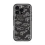 スリムプロテクションプレミアムケース with MagSafe［ Dinosaurs No.2 - Black ］