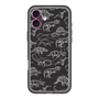 スリムプロテクションプレミアムケース with MagSafe［ Dinosaurs No.2 - Black ］