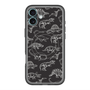 スリムプロテクションプレミアムケース with MagSafe［ Dinosaurs No.2 - Black ］