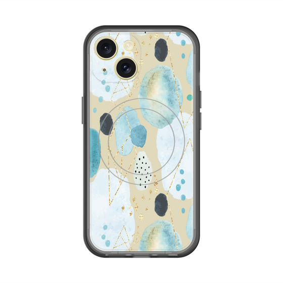 スリムプロテクションプレミアムケース with MagSafe［ 北欧水彩 - 01 ］