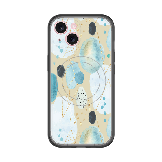 スリムプロテクションプレミアムケース with MagSafe［ 北欧水彩 - 01 ］