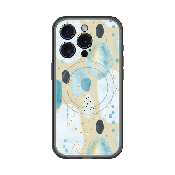 スリムプロテクションプレミアムケース with MagSafe［ 北欧水彩 - 01 ］