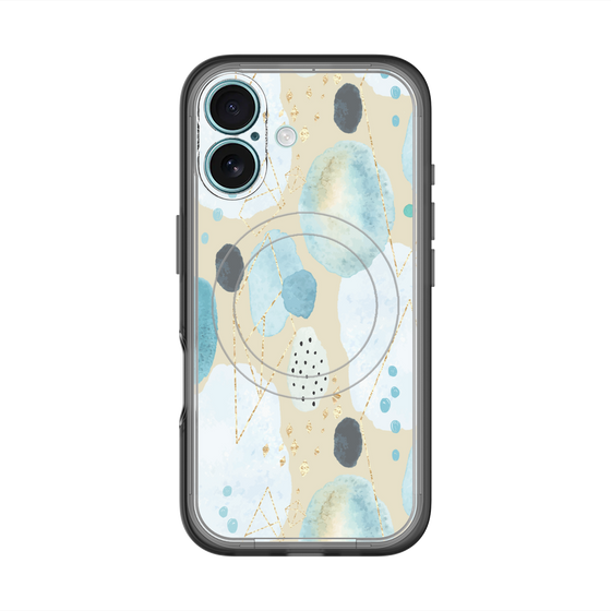 スリムプロテクションプレミアムケース with MagSafe［ 北欧水彩 - 01 ］