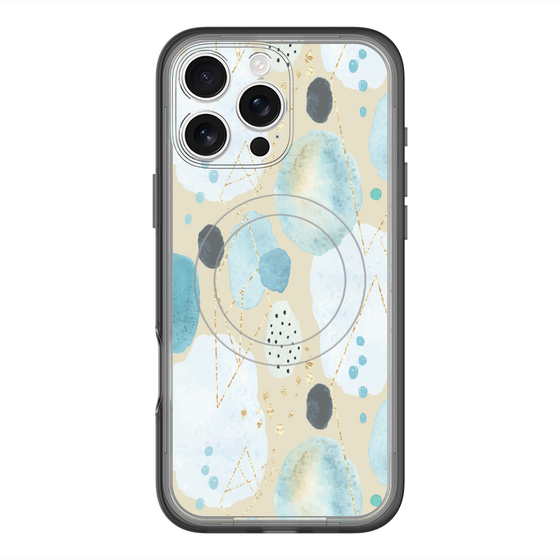 スリムプロテクションプレミアムケース with MagSafe［ 北欧水彩 - 01 ］