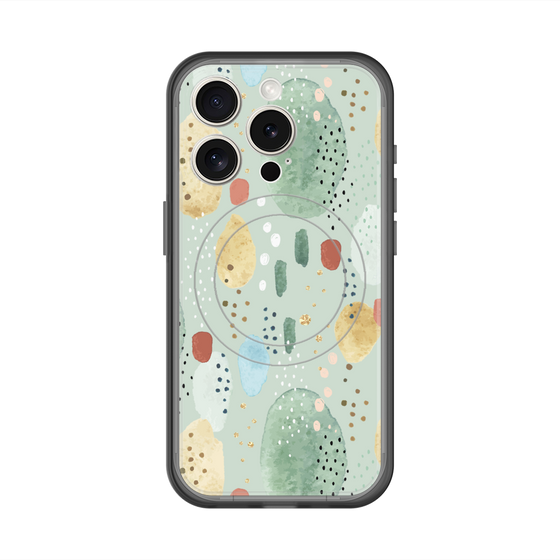スリムプロテクションプレミアムケース with MagSafe［ 北欧水彩 - 03 ］