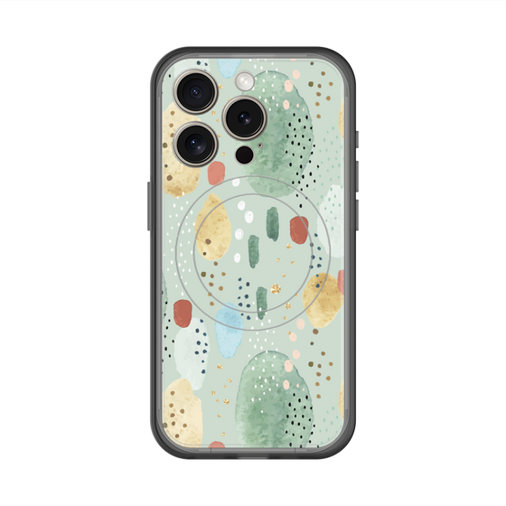 スリムプロテクションプレミアムケース with MagSafe［ 北欧水彩 - 03 ］