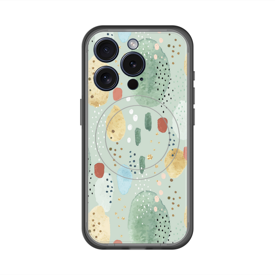 スリムプロテクションプレミアムケース with MagSafe［ 北欧水彩 - 03 ］