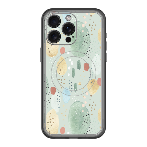 スリムプロテクションプレミアムケース with MagSafe［ 北欧水彩 - 03 ］