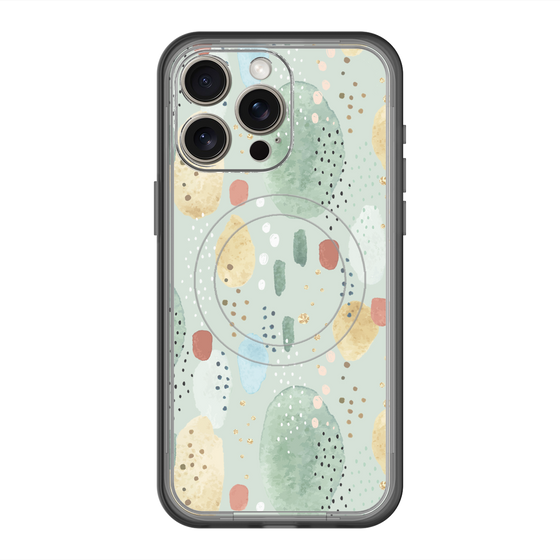 スリムプロテクションプレミアムケース with MagSafe［ 北欧水彩 - 03 ］