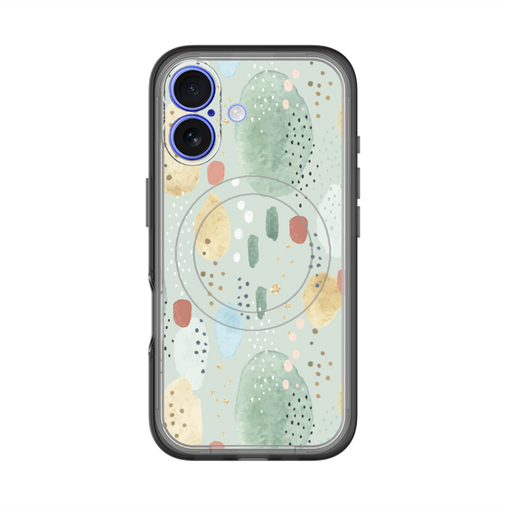 スリムプロテクションプレミアムケース with MagSafe［ 北欧水彩 - 03 ］