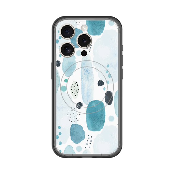 スリムプロテクションプレミアムケース with MagSafe［ 北欧水彩 - 04 ］