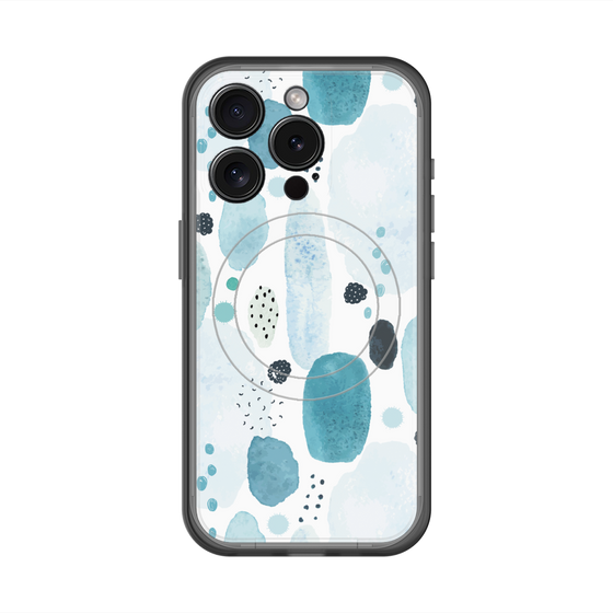 スリムプロテクションプレミアムケース with MagSafe［ 北欧水彩 - 04 ］