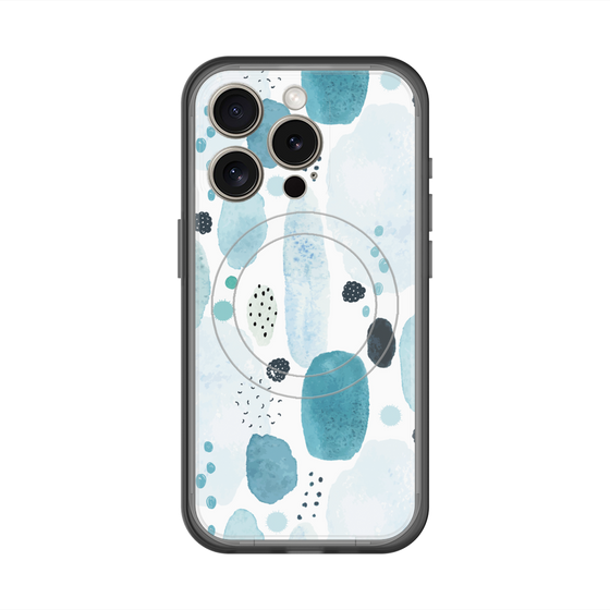 スリムプロテクションプレミアムケース with MagSafe［ 北欧水彩 - 04 ］
