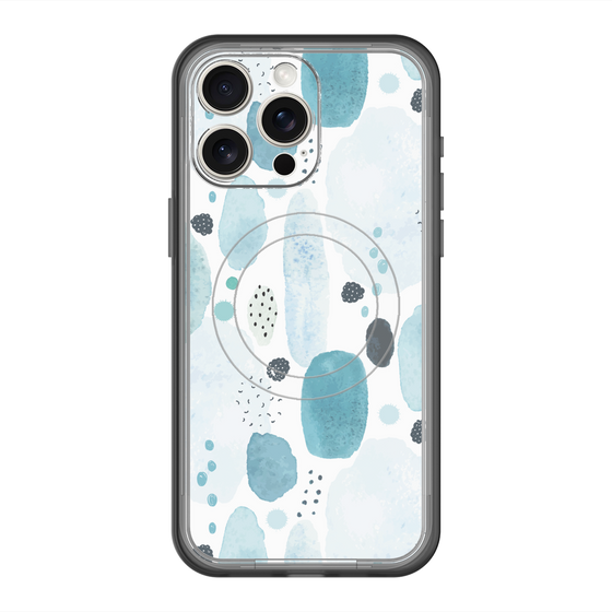 スリムプロテクションプレミアムケース with MagSafe［ 北欧水彩 - 04 ］