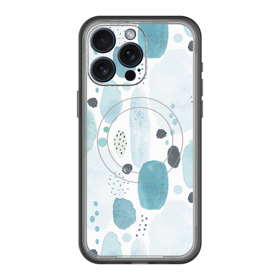 スリムプロテクションプレミアムケース with MagSafe［ 北欧水彩 - 04 ］