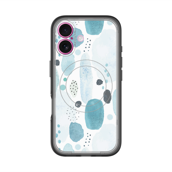 スリムプロテクションプレミアムケース with MagSafe［ 北欧水彩 - 04 ］