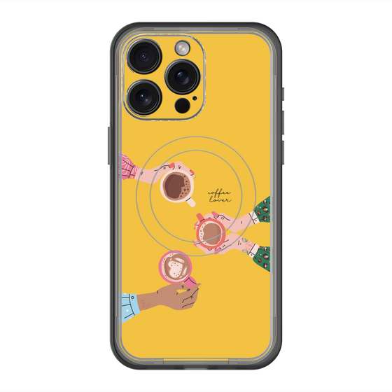 スリムプロテクションプレミアムケース with MagSafe［ Teatime - Yellow ］