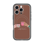 スリムプロテクションプレミアムケース with MagSafe［ Teatime - Brown ］
