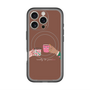 スリムプロテクションプレミアムケース with MagSafe［ Teatime - Brown ］