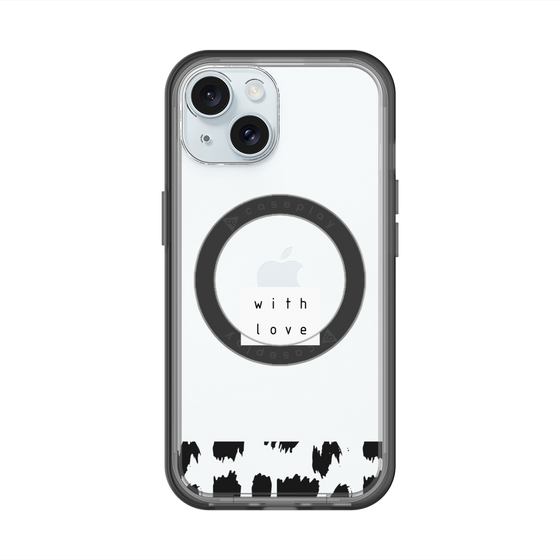 スリムプロテクションプレミアムケース with MagSafe［ artistic texture - 01 ］