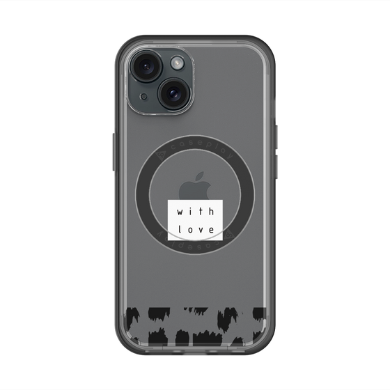 スリムプロテクションプレミアムケース with MagSafe［ artistic texture - 01 ］