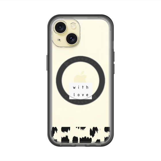 スリムプロテクションプレミアムケース with MagSafe［ artistic texture - 01 ］