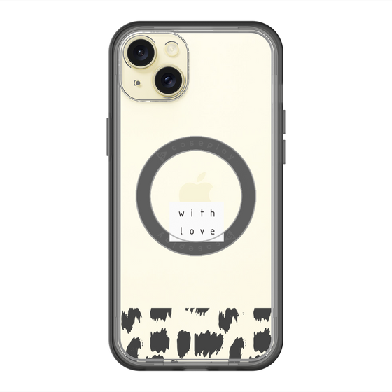 スリムプロテクションプレミアムケース with MagSafe［ artistic texture - 01 ］