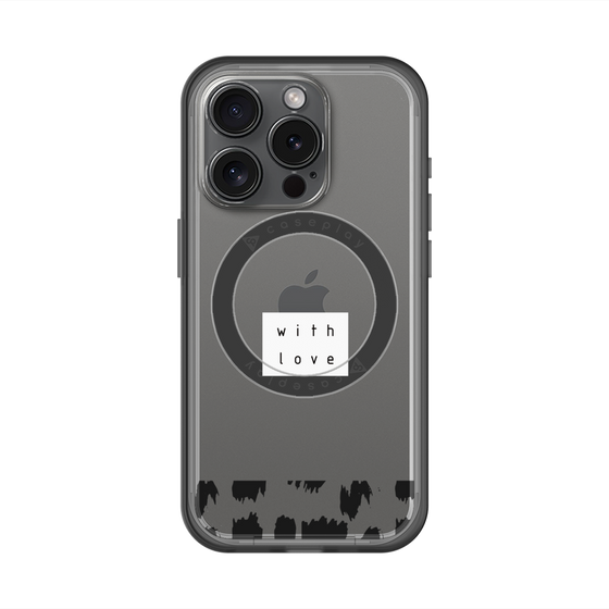 スリムプロテクションプレミアムケース with MagSafe［ artistic texture - 01 ］
