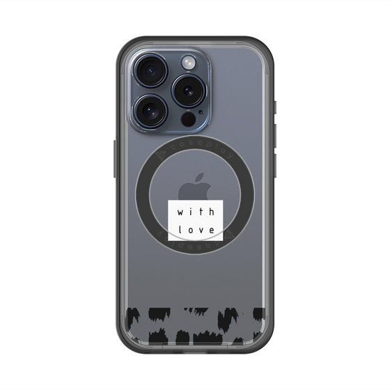 スリムプロテクションプレミアムケース with MagSafe［ artistic texture - 01 ］