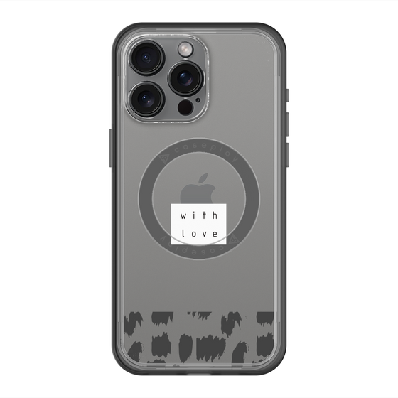 スリムプロテクションプレミアムケース with MagSafe［ artistic texture - 01 ］