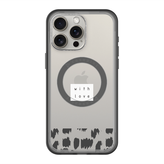 スリムプロテクションプレミアムケース with MagSafe［ artistic texture - 01 ］